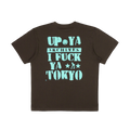 IFUCKTOKYO X UP YA T-SHIRT Turquoise / Grey