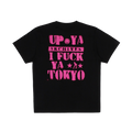 IFUCKTOKYO X UP YA T-SHIRT Pink / Black