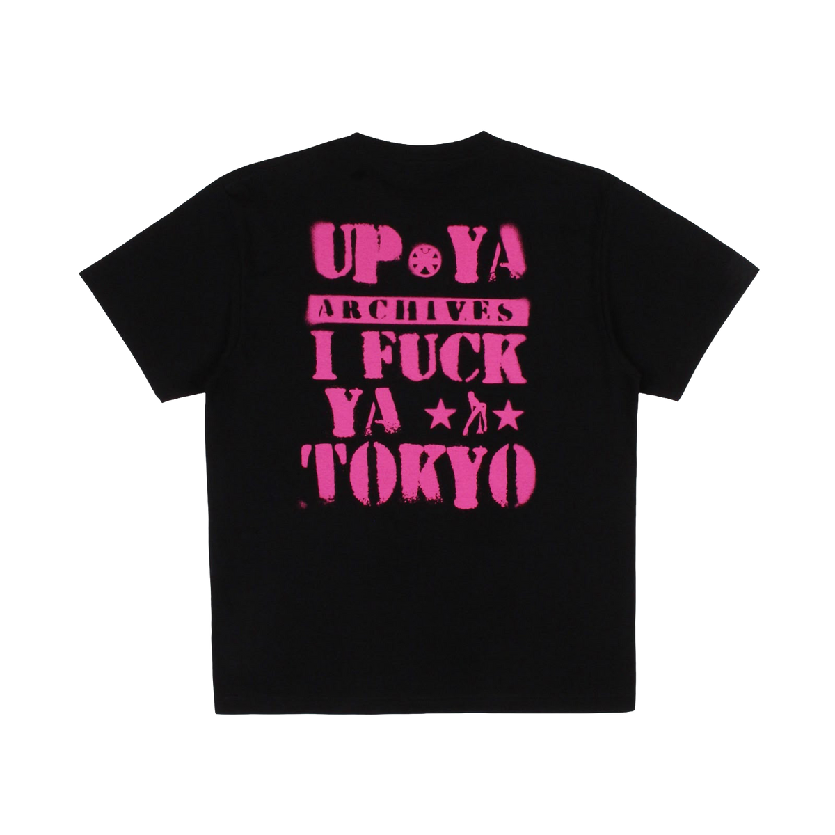 IFUCKTOKYO X UP YA T-SHIRT Pink / Black
