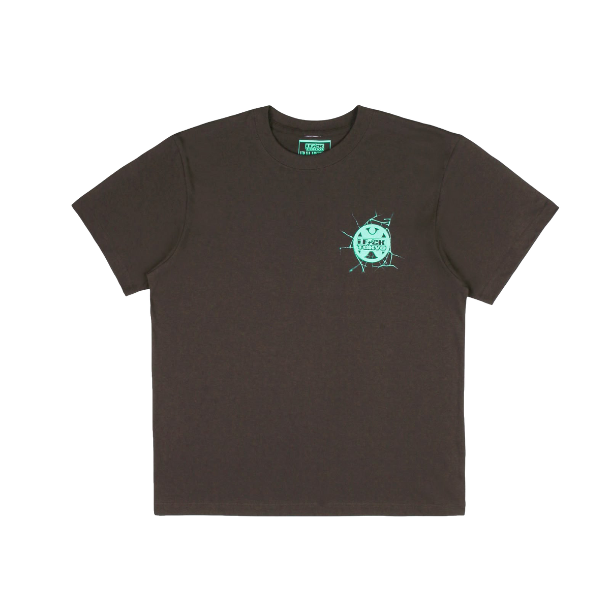 IFUCKTOKYO X UP YA T-SHIRT Turquoise / Grey