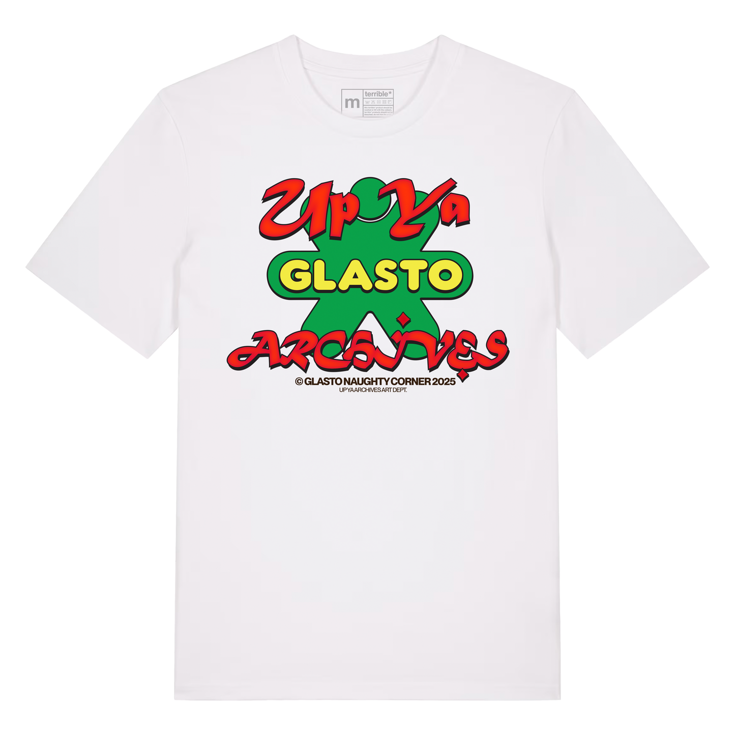 'Up Ya Archives' Glasto Tee White [Pre-order]