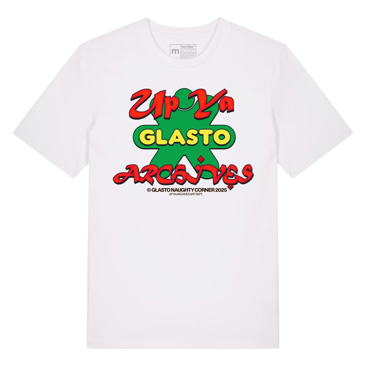 'Up Ya Archives' Glasto Tee White [Pre-order]